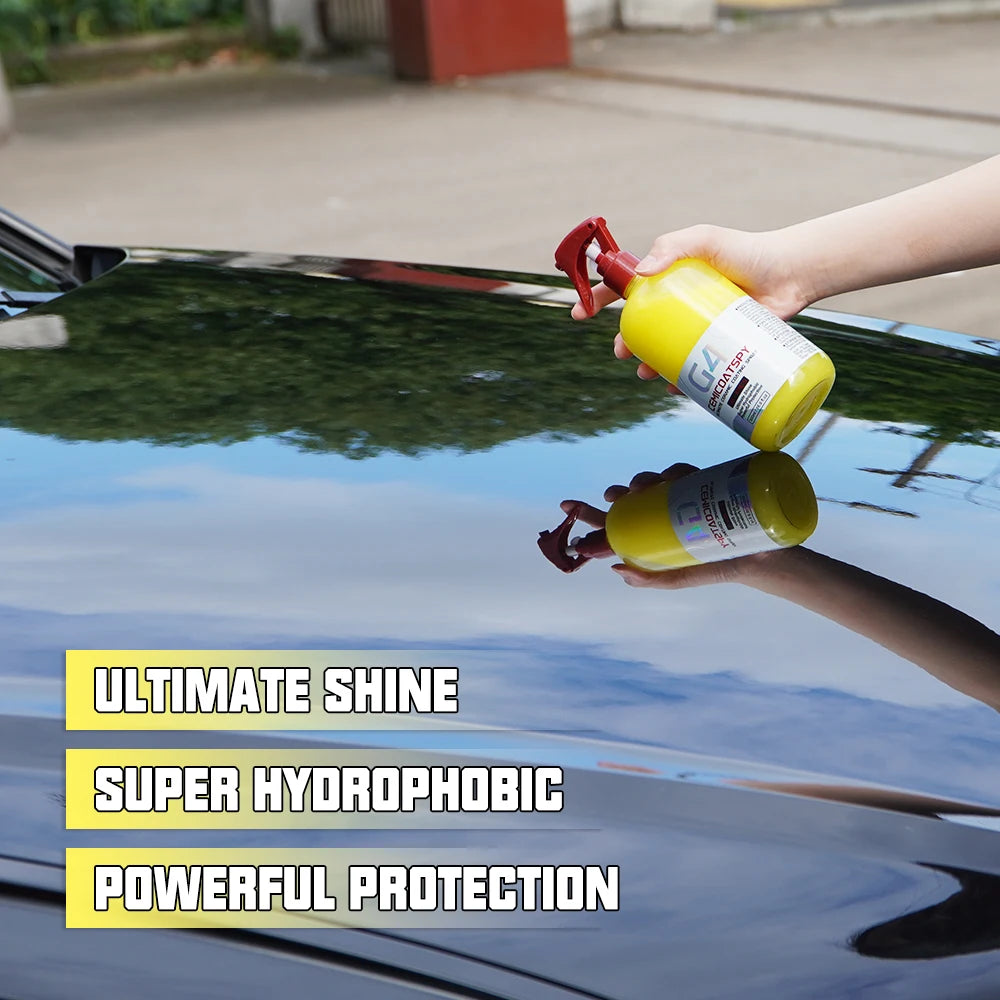 Car Nano Ceramic Wax Coating Spray Crystal Polishing Liquid High Protection Hydrophobic Car Detailing G4 CEMICOATSPY