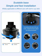 DREAMWEAVER - 3 in 1 360° DETACHABLE CAR CUP HOLDER & FOOD TABLE