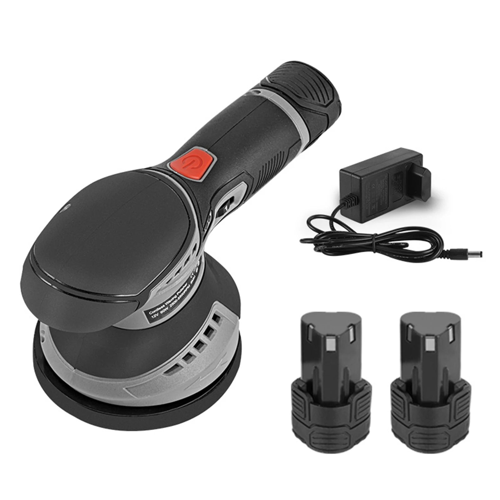 Cordless Car Buffer Polisher Kit 5250Rpm 6 Variable Speed Scratch Removing Battery Powered Car Detailing Wireless Polisher