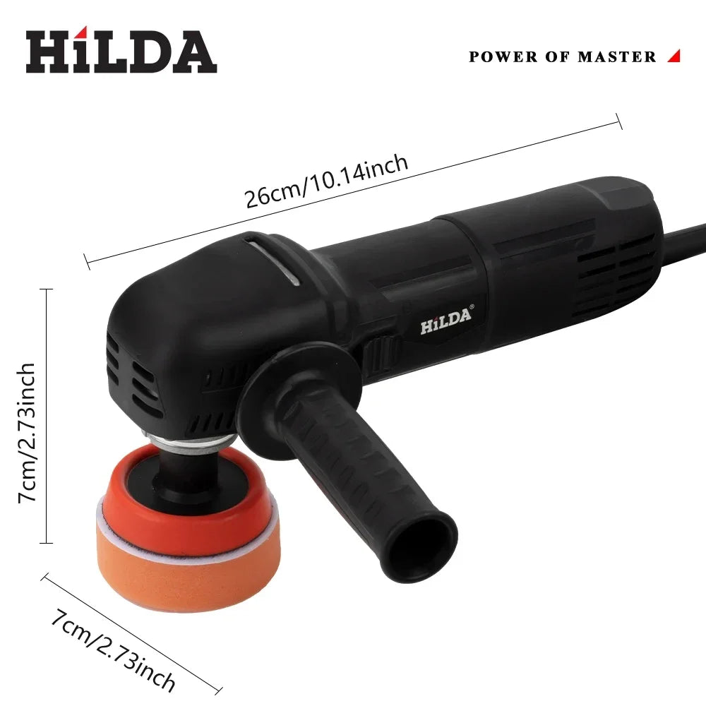 HILDA Car Electric Polisher Buffer Polisher Car Detailing Kit Polishing Pad Car Polishing And Waxing