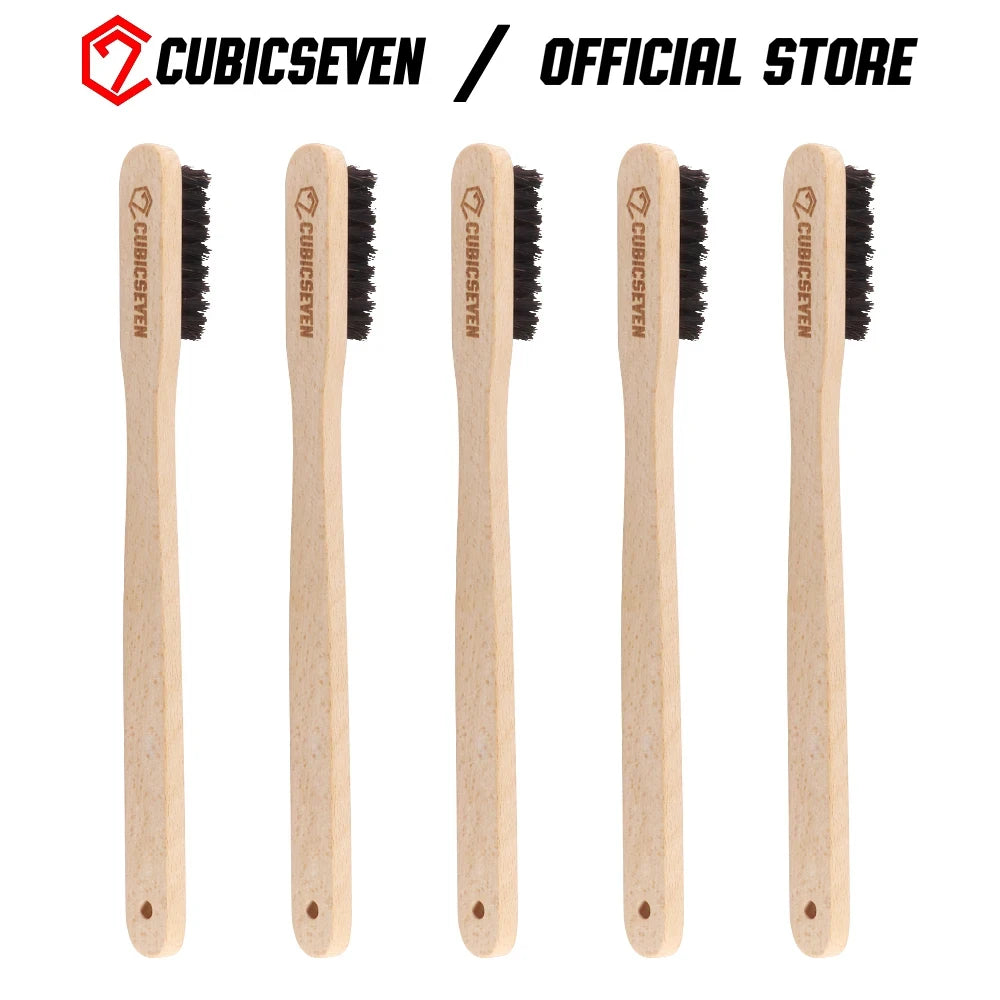 Cubicseven Car Detailing Brush Auto Horsehair Wheel Cleaning Tool Long Handle Easy to Clean Rim Spoke Barrel Car Accessories