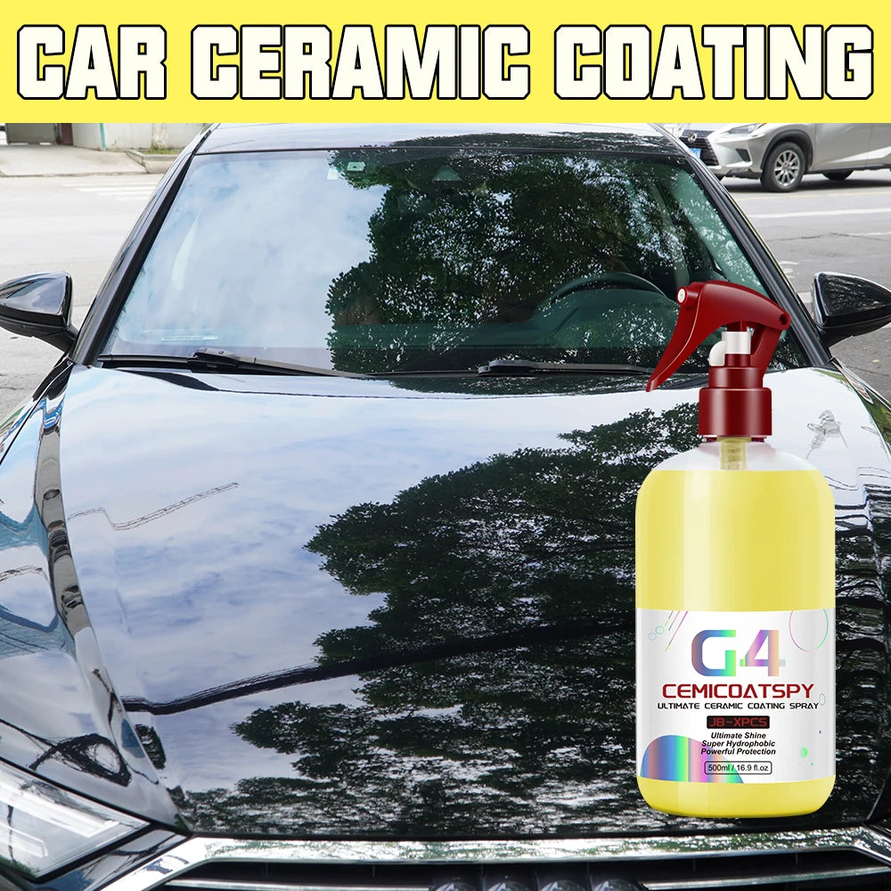 Car Nano Ceramic Wax Coating Spray Crystal Polishing Liquid High Protection Hydrophobic Car Detailing G4 CEMICOATSPY
