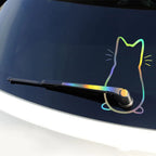 DREAMWEAVER - CUTE CAT CAR  WINDOW DECAL