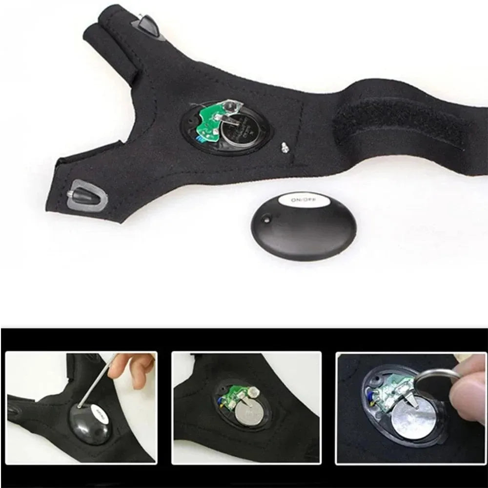 DREAMWEAVER - WATERPROOF LED FLASHLIGHT GLOVES