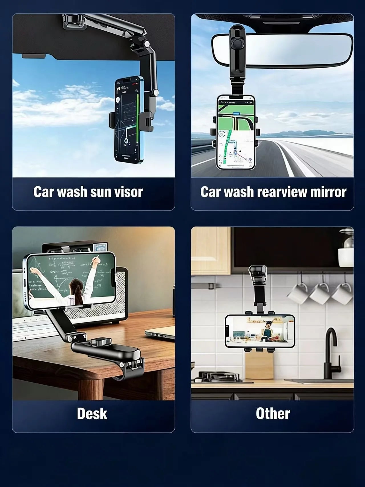 DREAM WEAVER - ROTATIONAL CAR PHONE HOLDER