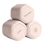2/3Pcs Magnetic Travel Containers with Lids Cosmetic Dispenser Stacking Design Storage Bottles for Face Cream Sunscreen