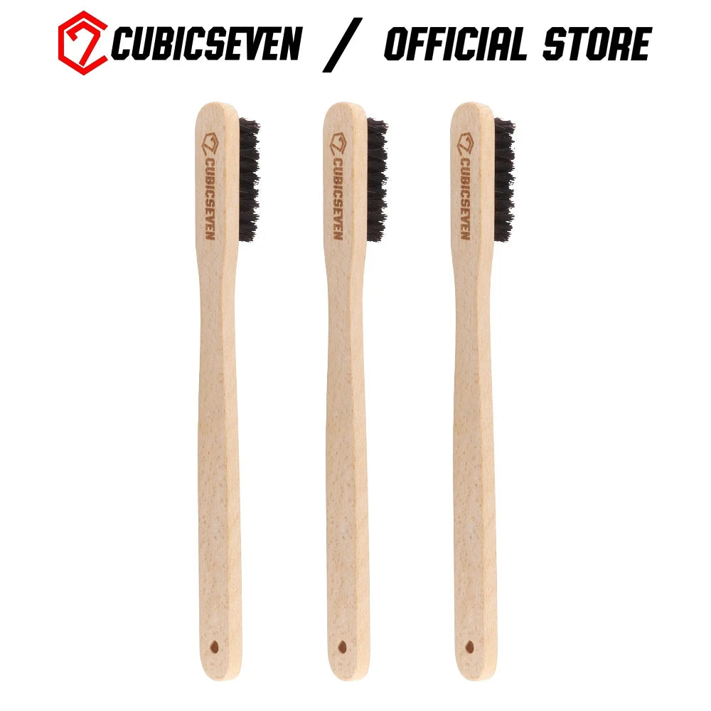 Cubicseven Car Detailing Brush Auto Horsehair Wheel Cleaning Tool Long Handle Easy to Clean Rim Spoke Barrel Car Accessories