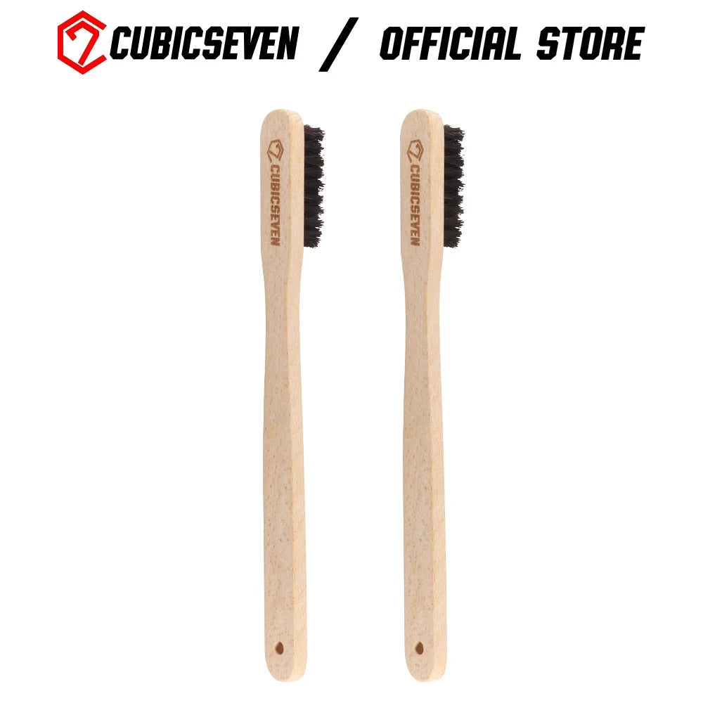 Cubicseven Car Detailing Brush Auto Horsehair Wheel Cleaning Tool Long Handle Easy to Clean Rim Spoke Barrel Car Accessories