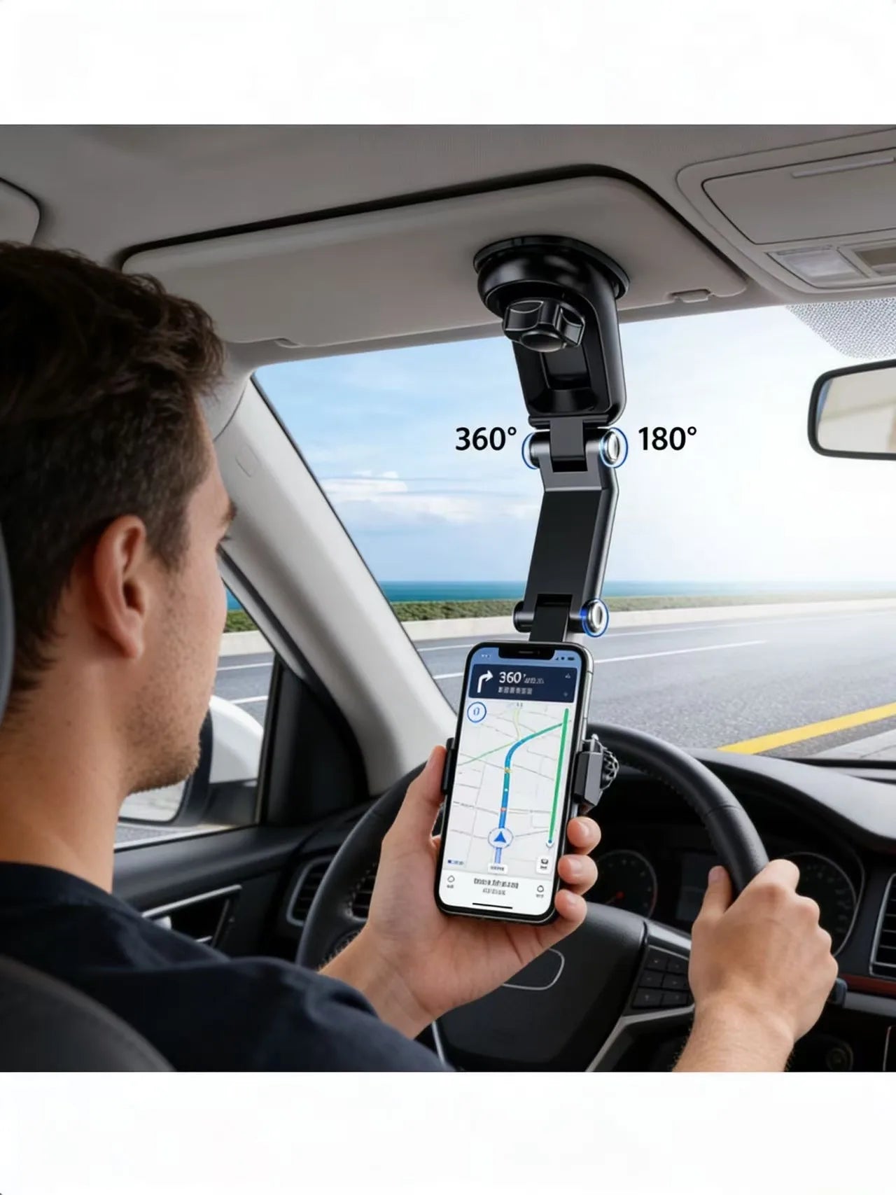 DREAM WEAVER - ROTATIONAL CAR PHONE HOLDER