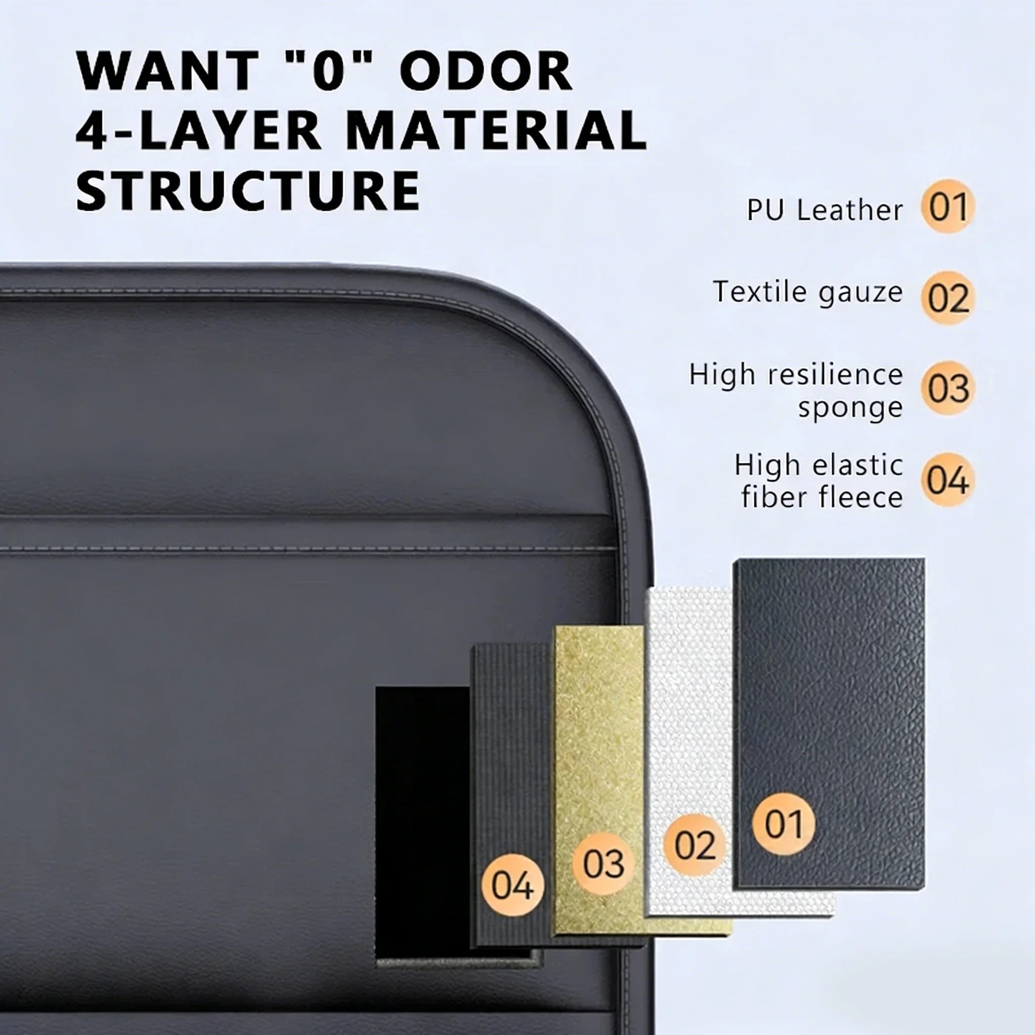 DREAMWEAVER - 6 POCKET CAR BACK STORAGE BAG
