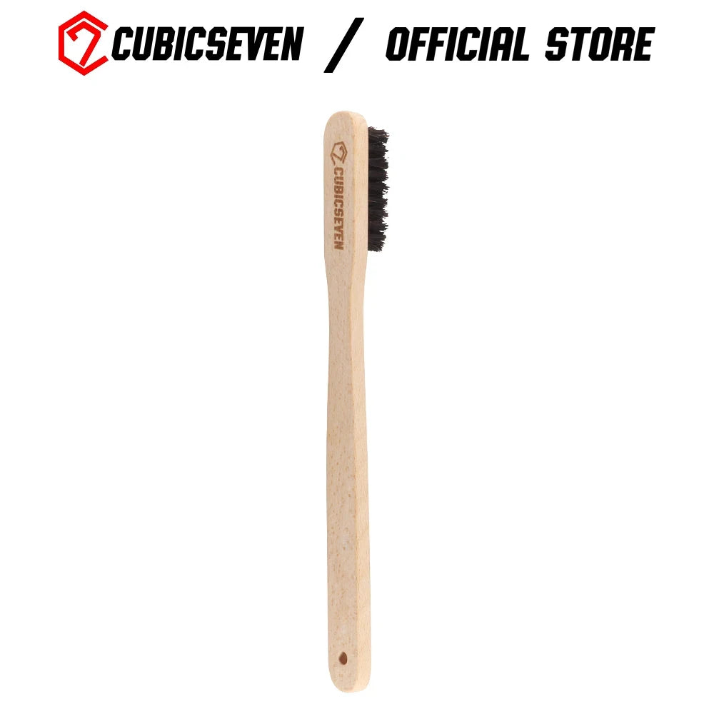 Cubicseven Car Detailing Brush Auto Horsehair Wheel Cleaning Tool Long Handle Easy to Clean Rim Spoke Barrel Car Accessories
