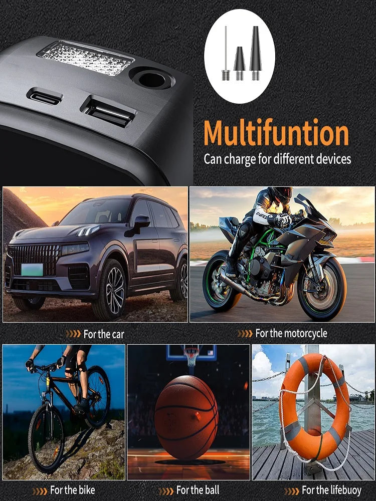 DREAM WEAVER - PORTABLE CAR AIR PUMP