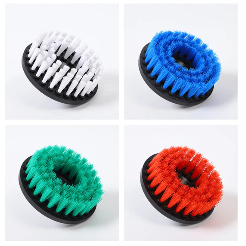 5 Inch Electric Scrubber Brush Drill Brush Plastic Cleaning Brush Tool For Car Tires Nylon Brushes Car Detailing Accessories
