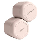 2/3Pcs Magnetic Travel Containers with Lids Cosmetic Dispenser Stacking Design Storage Bottles for Face Cream Sunscreen