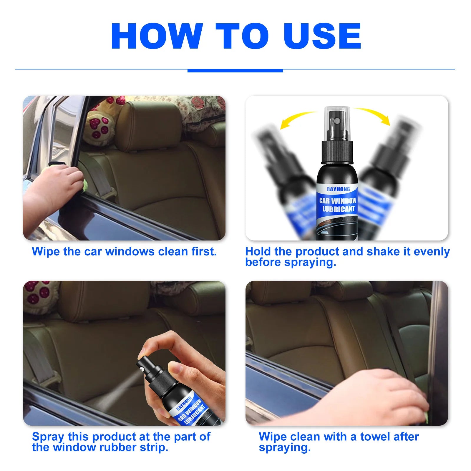 DREAM WEAVER - CAR WINDOW LUBRICANT SET